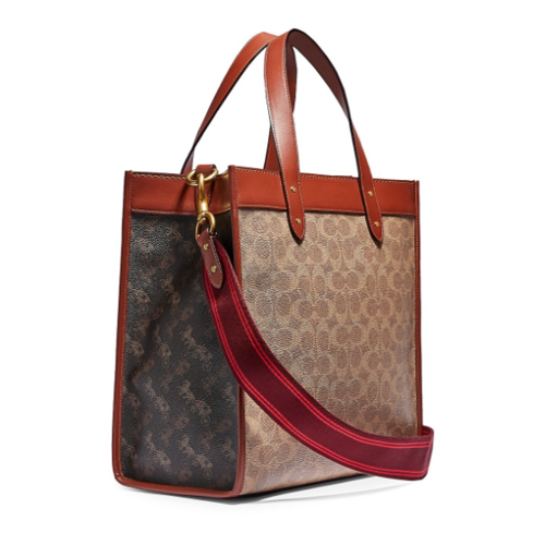 COACH Field Carriage & Signature Coated Canvas Tote